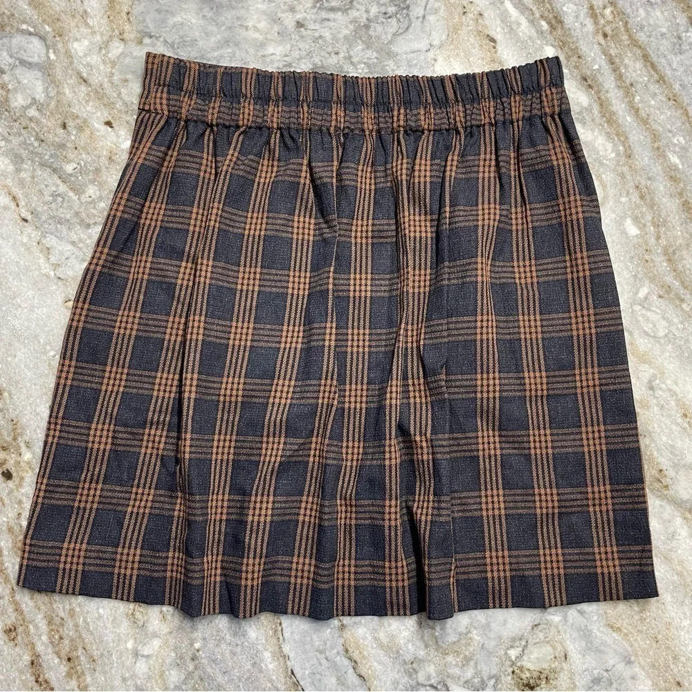 NWT Madewell Plaid Double-Breasted Mini Skirt in Vintage Blazer Plaid Size Small